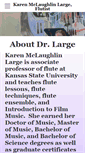 Mobile Screenshot of karenlarge.com